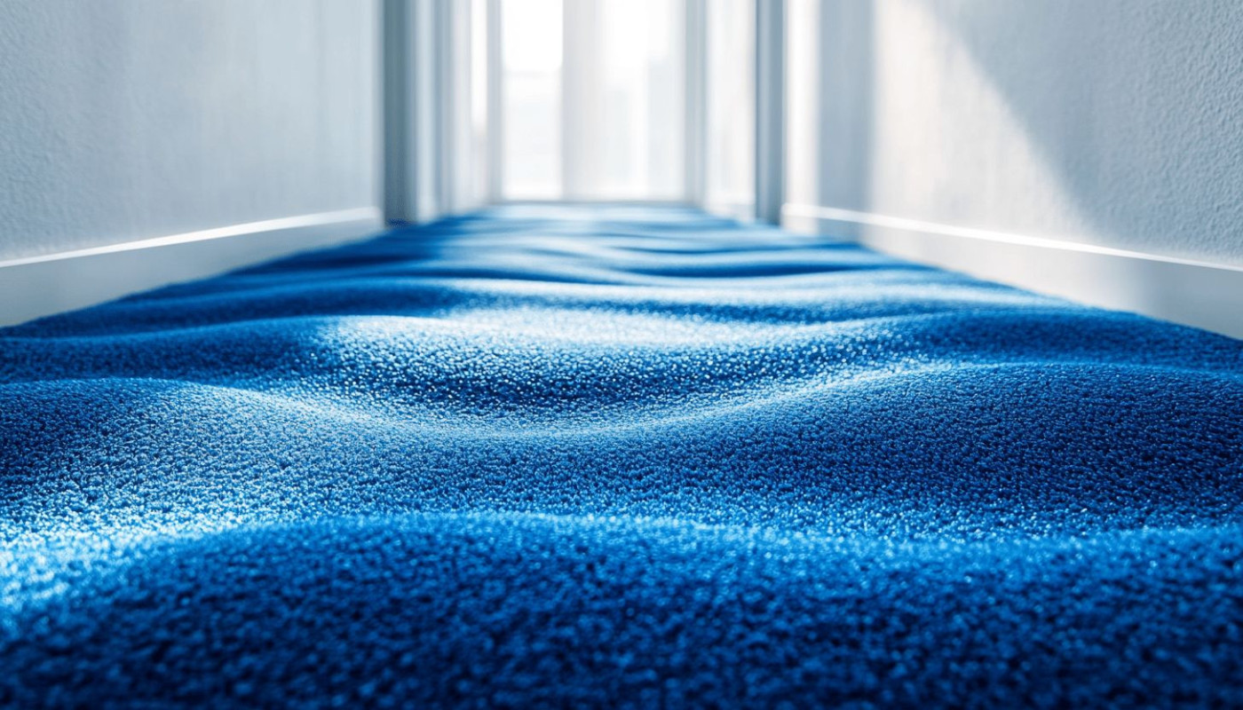 Einfluss der Farbe Blau auf die Raumwirkung durch Schmutzfangmatten?
