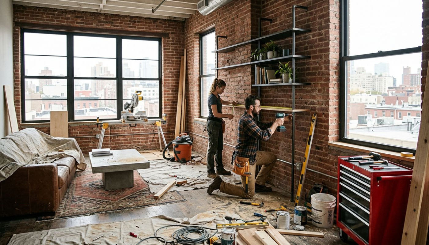 Wie Sie Ihren Wohnraum durch kreative Renovierungstechniken neu gestalten können